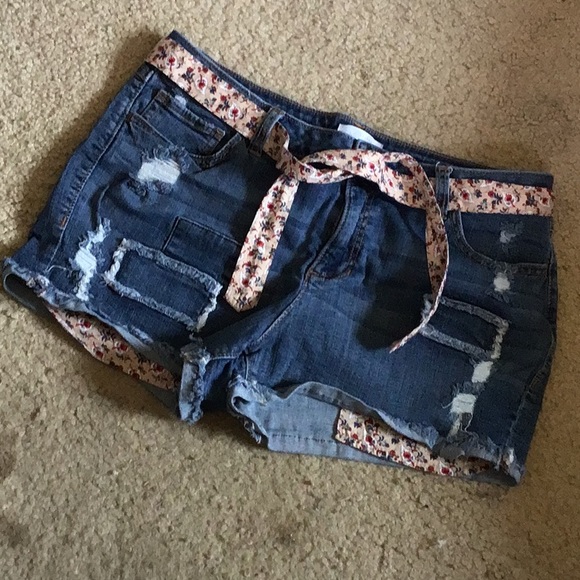 LC Lauren Conrad Jean shorts, size 10 - Picture 2 of 8